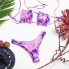 Conjunto bikini Tie Dye Cortina Lilás