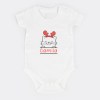 Body para Bebé Gatinho Natalício Personalizável