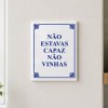 Azulejo Não estavas capaz
