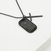 Colar Militar Pai Nosso Preto