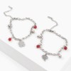 Pulseira em aço Monat Ruby