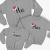 Sweater sem Capuz Gorro Pai Natal Personalizável