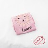Estampa Impressa Body Manga Comprida Rosa 6meses Laura