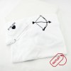 Estampa Impressa T-shirt Unissexo XL Branca com data
