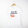 Estampa Impressa T-shirt Unissexo M Branca Padrinho