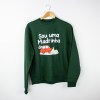 Estampa Impressa Sweater Verde Escuro M
