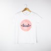 Estampa Impressa T-shirt Cintada Branco  L