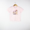 Estampa Impressa T-shirt Tamanho 10-12 anos Rosa