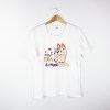 Estampa Impressa T-shirt cintada XL branco