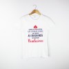 Estampa Impressa T-shirt cintada Branco L
