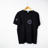Estampa Impressa T-shirt Unissex XL Preta