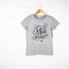 Estampa Impressa T-shirt cintada M Cinza