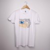 Estampa Impressa T-shirt Unissex M Branca