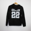 Estampa Impressa Sweater C/capuz Preto S