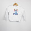Estampa Impressa Sweater Criança 3/4 Branca Dylan