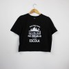 Estampa Impressa T-shirt Cropped M Preto