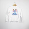 Estampa Impressa Sweater Criança 9/10 anos Branca Nahuel