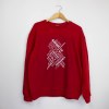 Estampa Impressa Sweater Vermelha