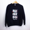 Estampa Impressa Sweater Azul Escuro M Margarida