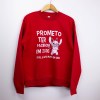 Estampa Impressa Sweater Vermelha M
