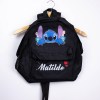 Estampa Impressa Mochila Escolar Preta Matilde