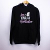 Estampa Impressa Sweater Com capuz Preto M