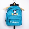 Estampa Impressa Mochila Escolar Azul Turquesa Pedrinho