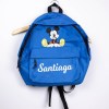 Estampa Impressa Mochila Escolar Azul Royal Santiago