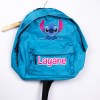 Estampa Impressa Mochila Escolar Azul Turquesa Layane