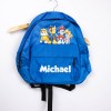 Estampa Impressa Mochila Escolar Azul Royal Michael