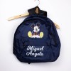 Estampa Impressa Mochila Escolar Azul Escuro Miguel Ângelo