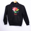 Estampa Impressa Sweater Com capuz Preto 7/8 anos Gabi