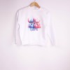 Estampa Impressa Sweater Branca 7/8 anos Lara