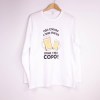 Estampa Impressa T-shirt Manga Comprida L Branca