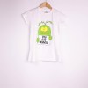 Estampa Impressa T-shirt 3XL manga curta Branco