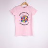 Estampa Impressa T-shirt cintada S Rosa