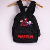 Estampa Impressa Mochila Escolar Preta Martim