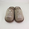 Estampa Impressa Chinelos Guarda Taupe 40