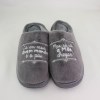 Estampa Impressa Chinelo Pelucia Cinza 42-43