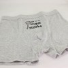 Estampa Impressa Boxer Cinza Claro L-XL
