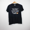Estampa Impressa T-shirt Azul Escura L