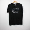 Estampa Impressa T-shirt Preta XXL