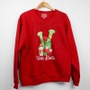 Estampa Impressa Sweater Vermelha XL Vera Lúcia