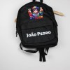 Estampa Impressa Mochila Escolar Preta João Pedro
