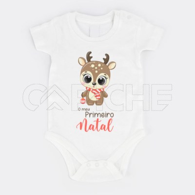 Body para Bebé Meu Primeiro Natal