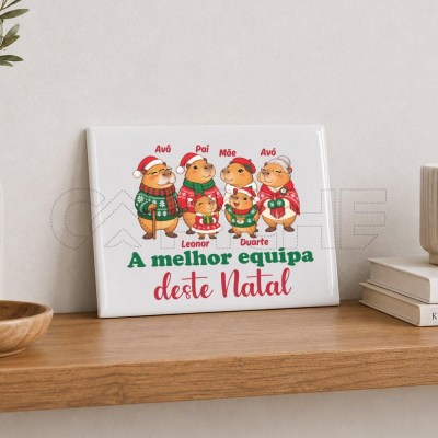 Azulejo família capivara Natal