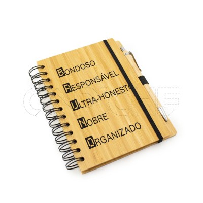 Caderno Bambu Nome
