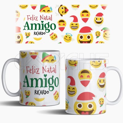 Caneca Natal Smiles #SEO