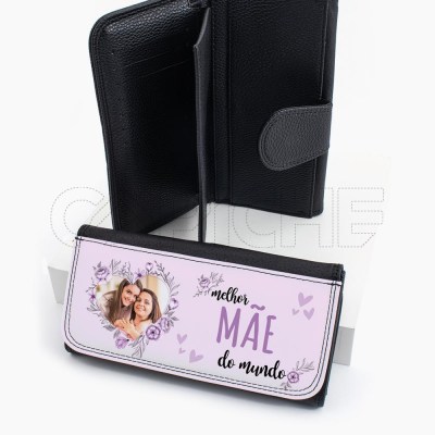 Carteira Personalizada Melhor #SEO do Mundo Floral com Foto