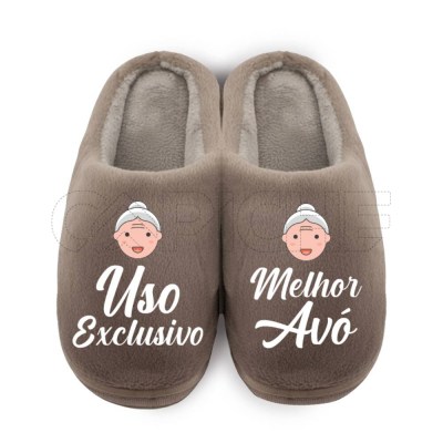 Chinelo Personalizado Pelucia exclusivo